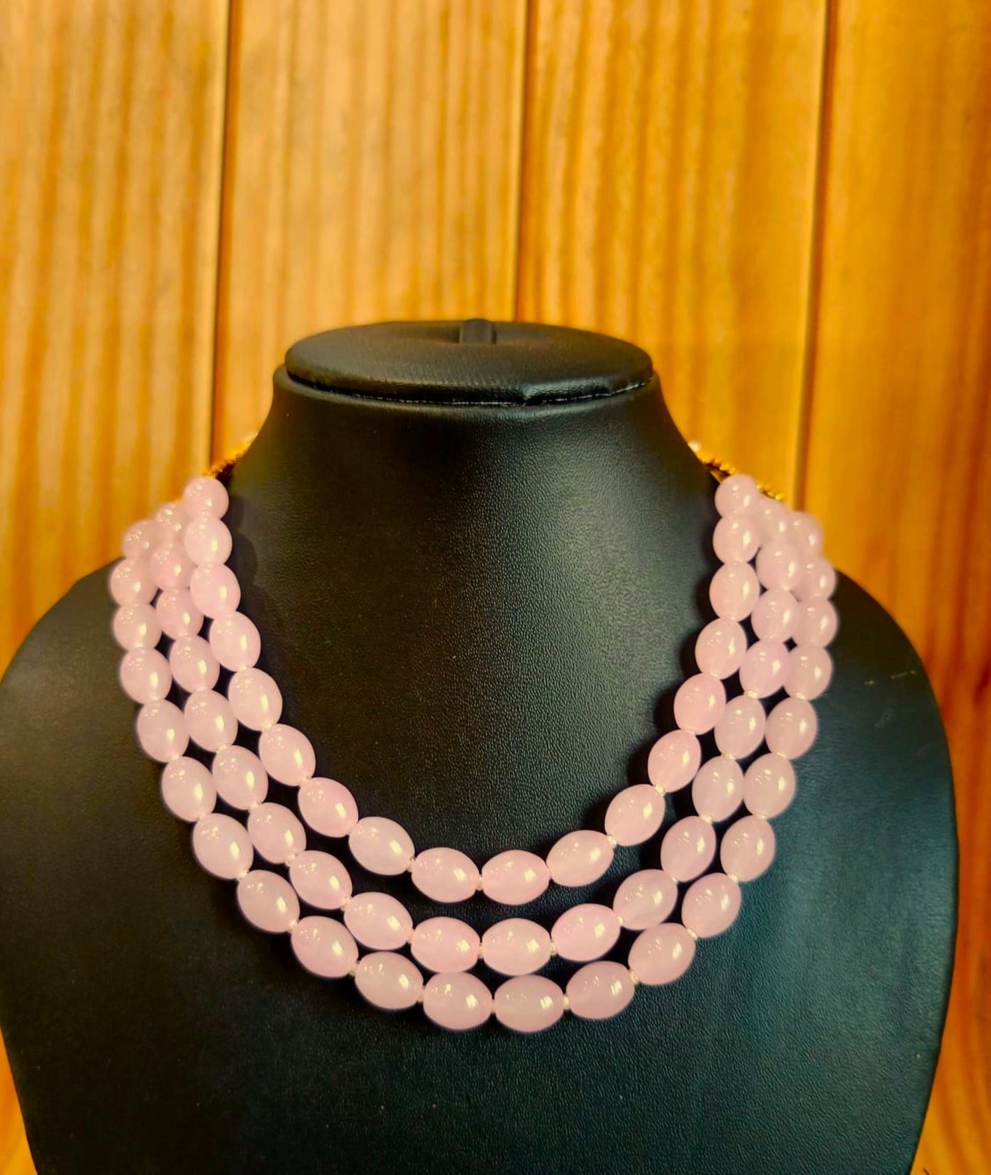 Gleamstone Glass Bead Necklace & Earrings Set
