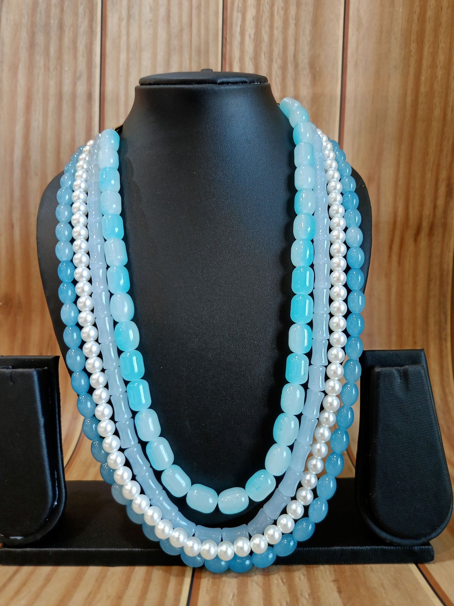 A2-Blue Lagoon Beaded Set