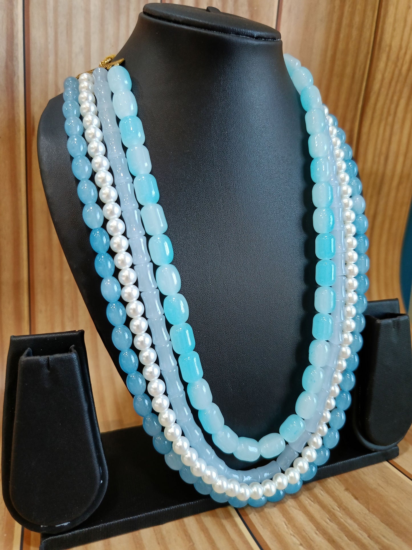 A2-Blue Lagoon Beaded Set