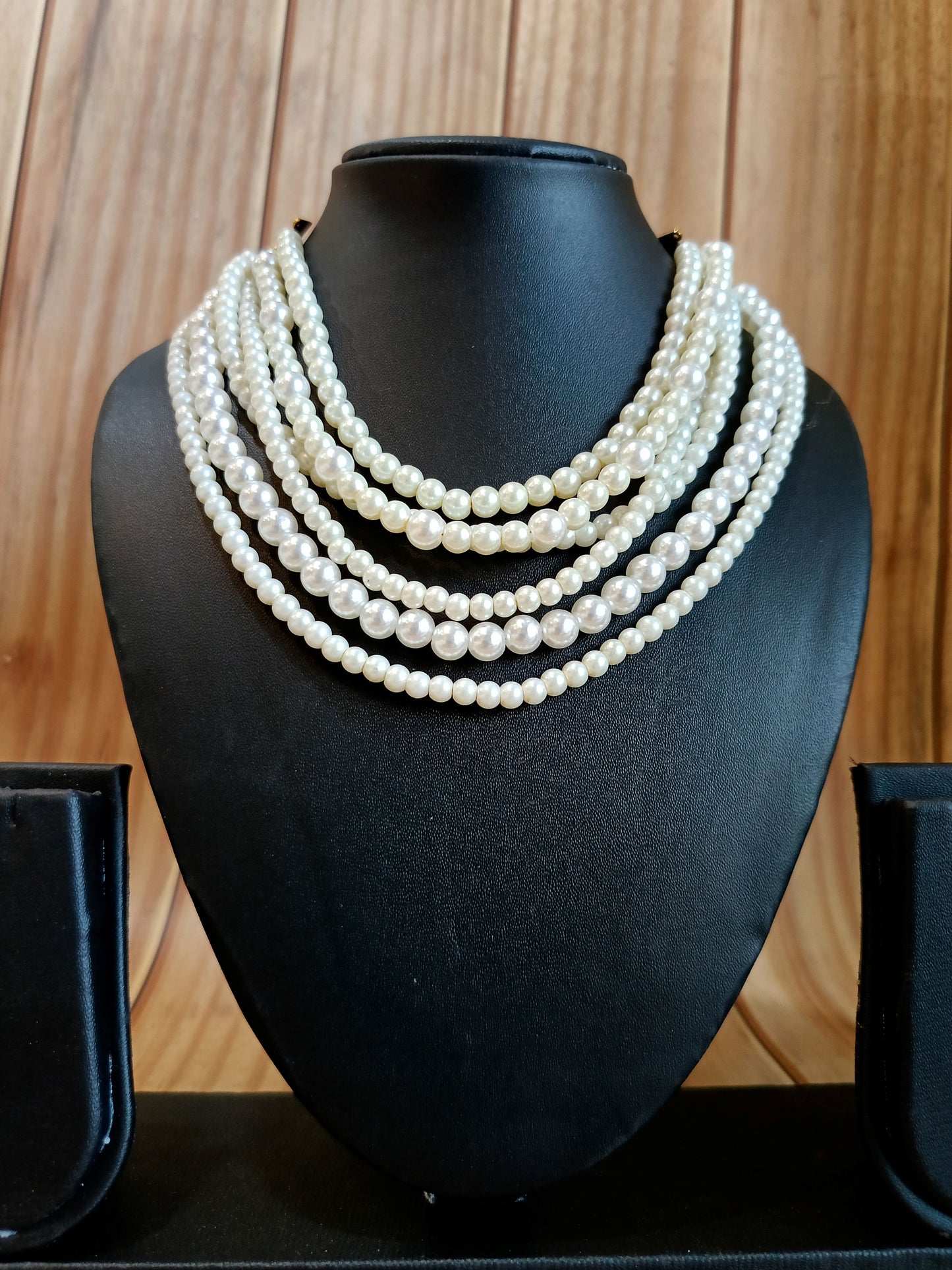 A1-Pearl Prism-Layered Elegance Collection with Customizable Earrings