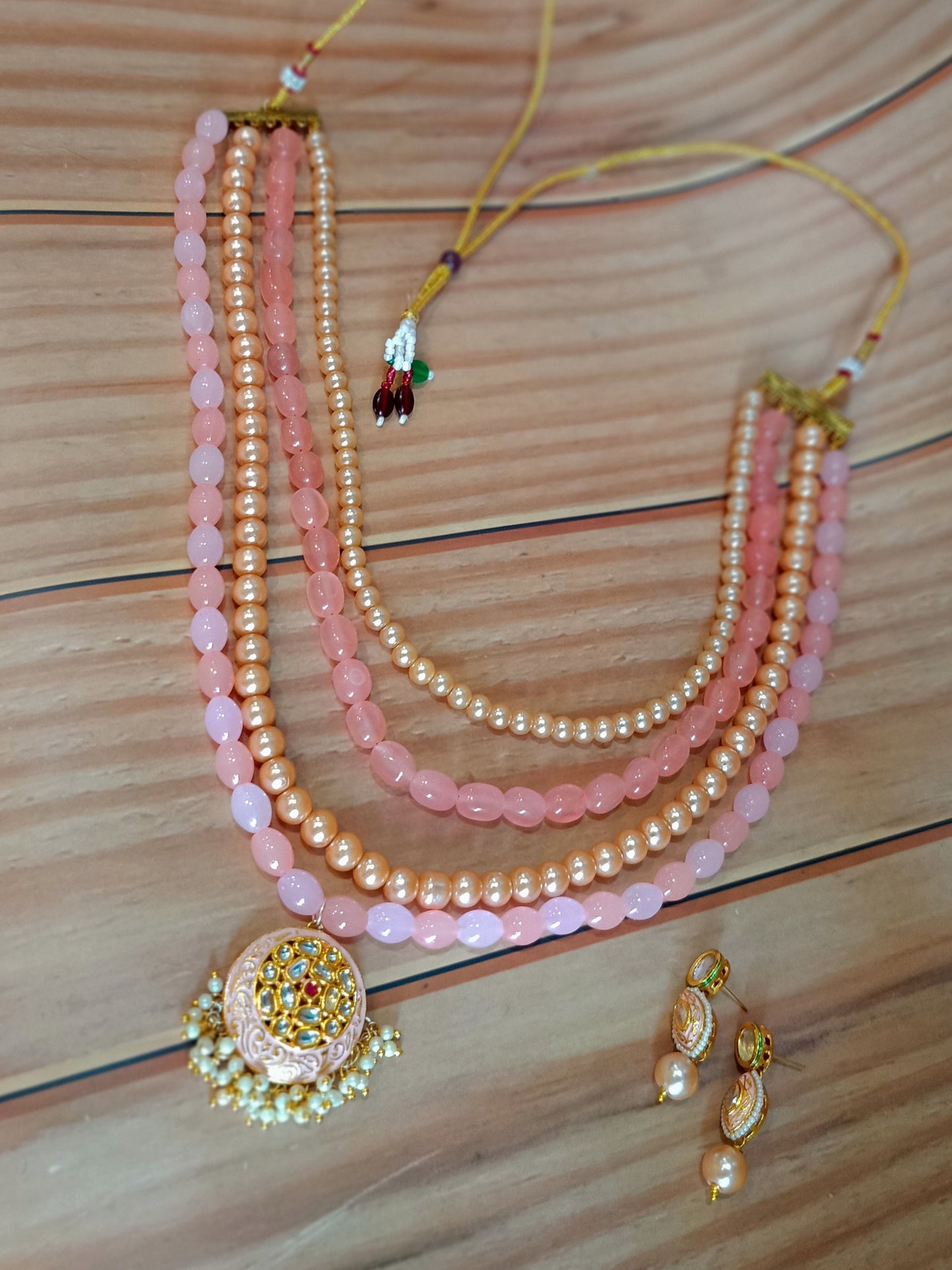 A5-Roseate Meenakari Layered Set