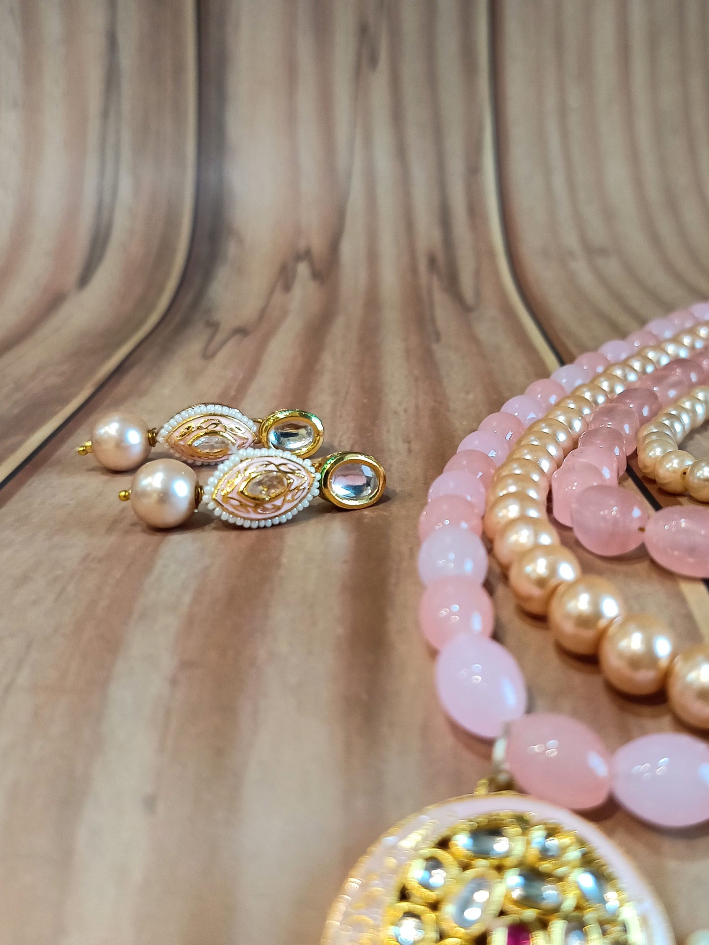 A5-Roseate Meenakari Layered Set
