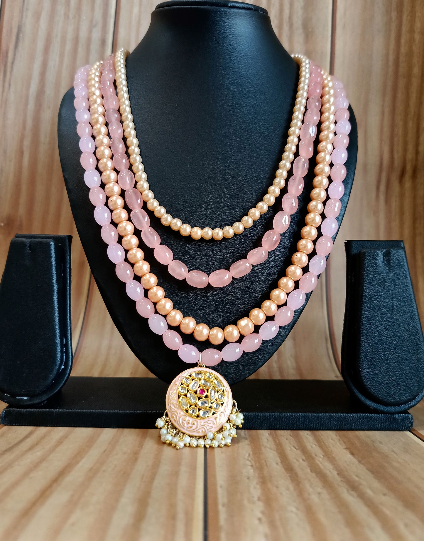 A5-Roseate Meenakari Layered Set