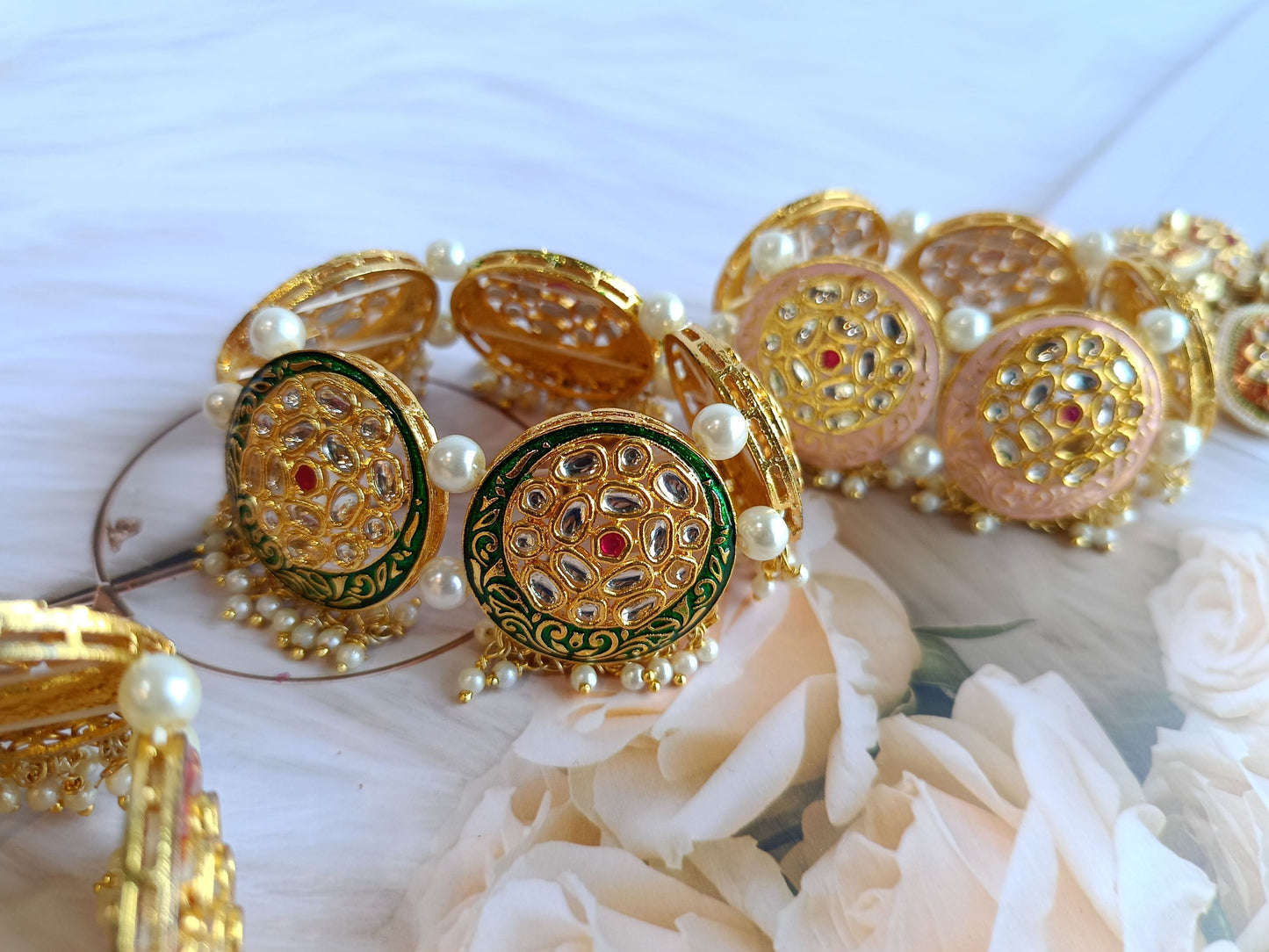 A1-Meenakari Ethnic Charm Bracelet