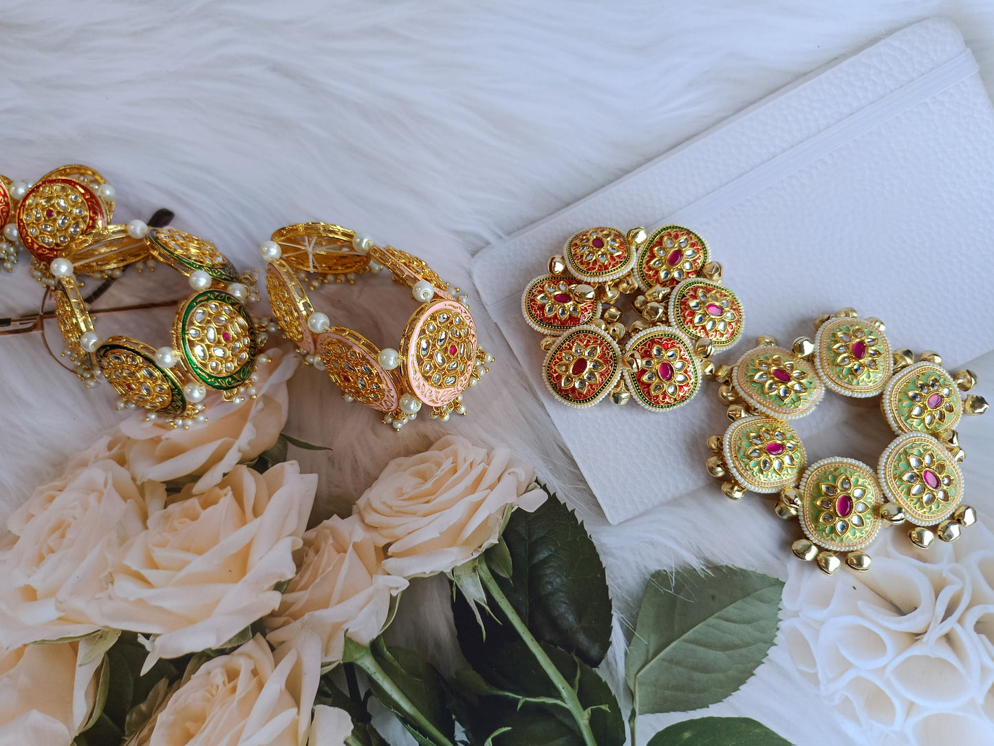 A1-Meenakari Ethnic Charm Bracelet