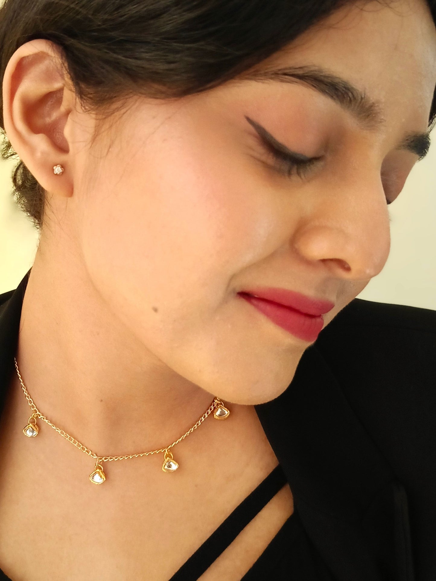 A1-Minimalist Everyday Statement Necklace
