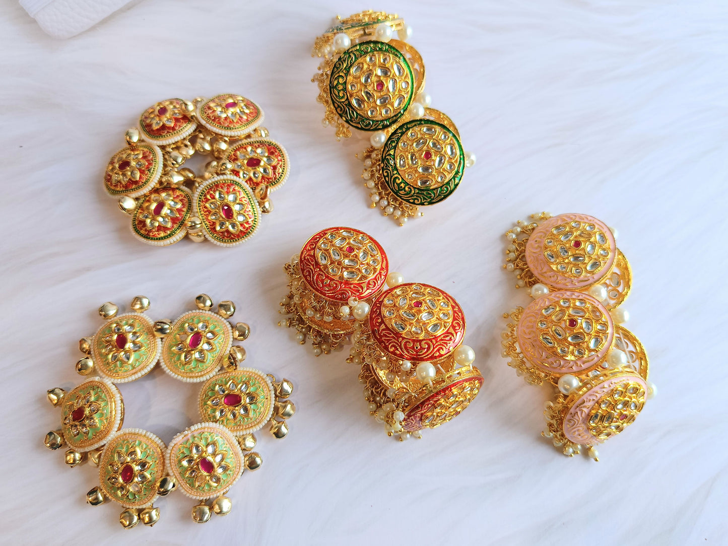 A1-Meenakari Ethnic Charm Bracelet