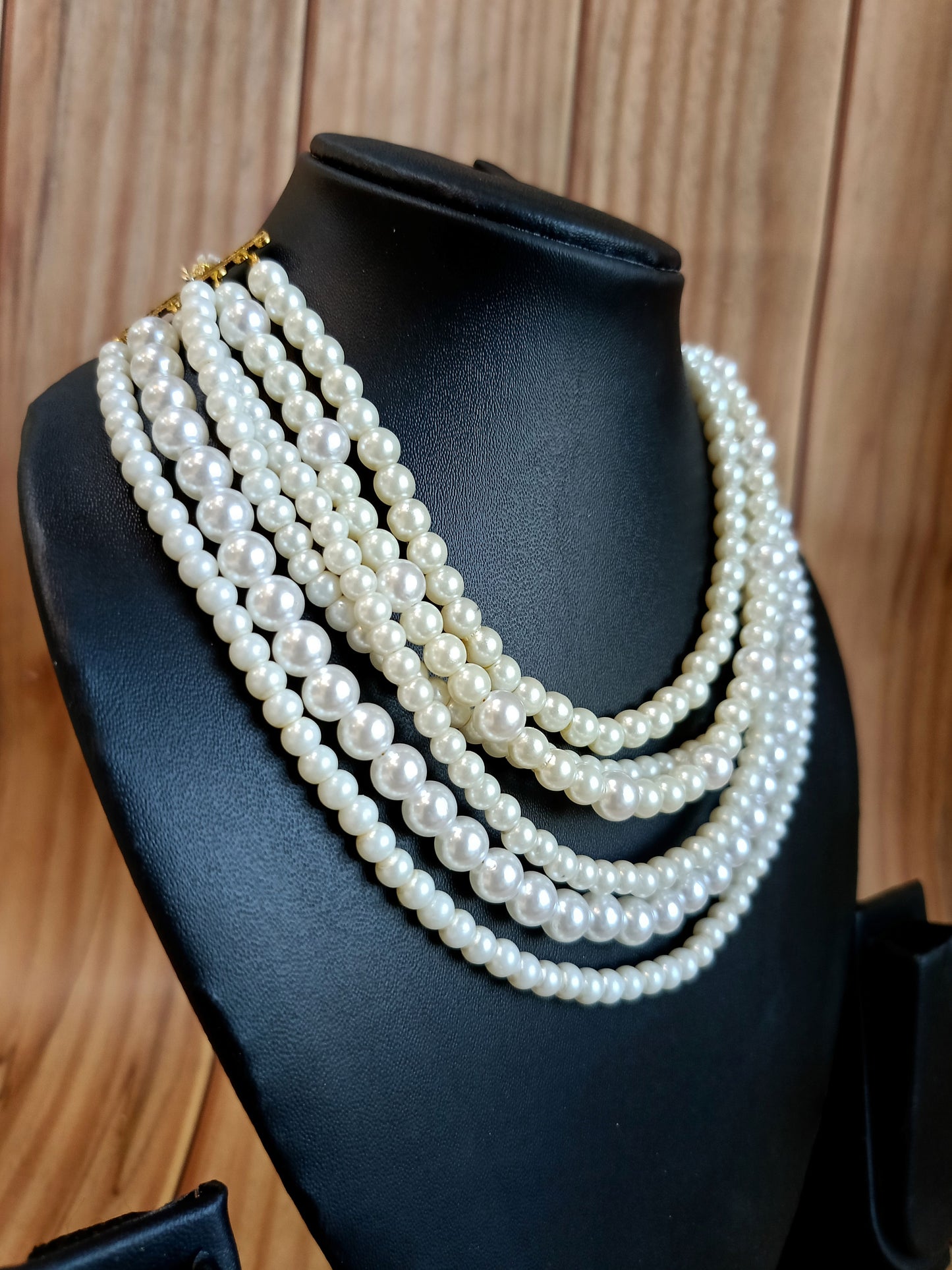 A1-Pearl Prism-Layered Elegance Collection with Customizable Earrings