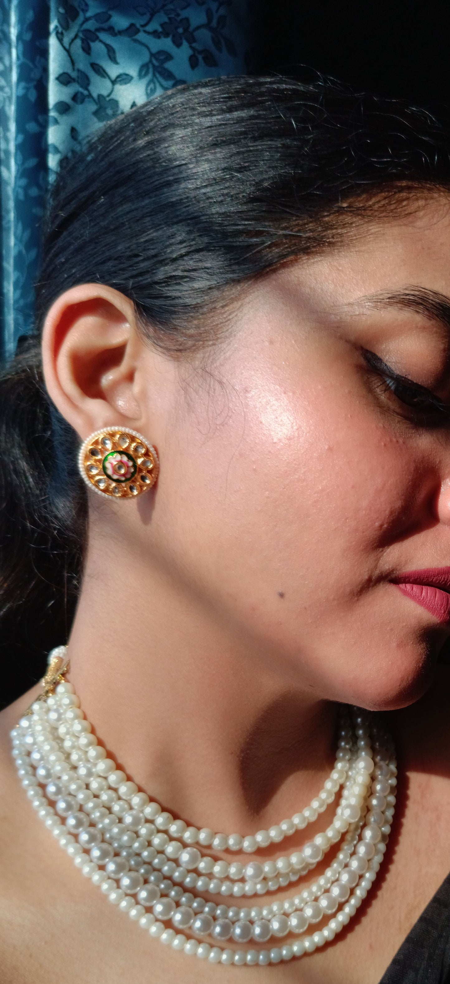 A1-Pearl Prism-Layered Elegance Collection with Customizable Earrings