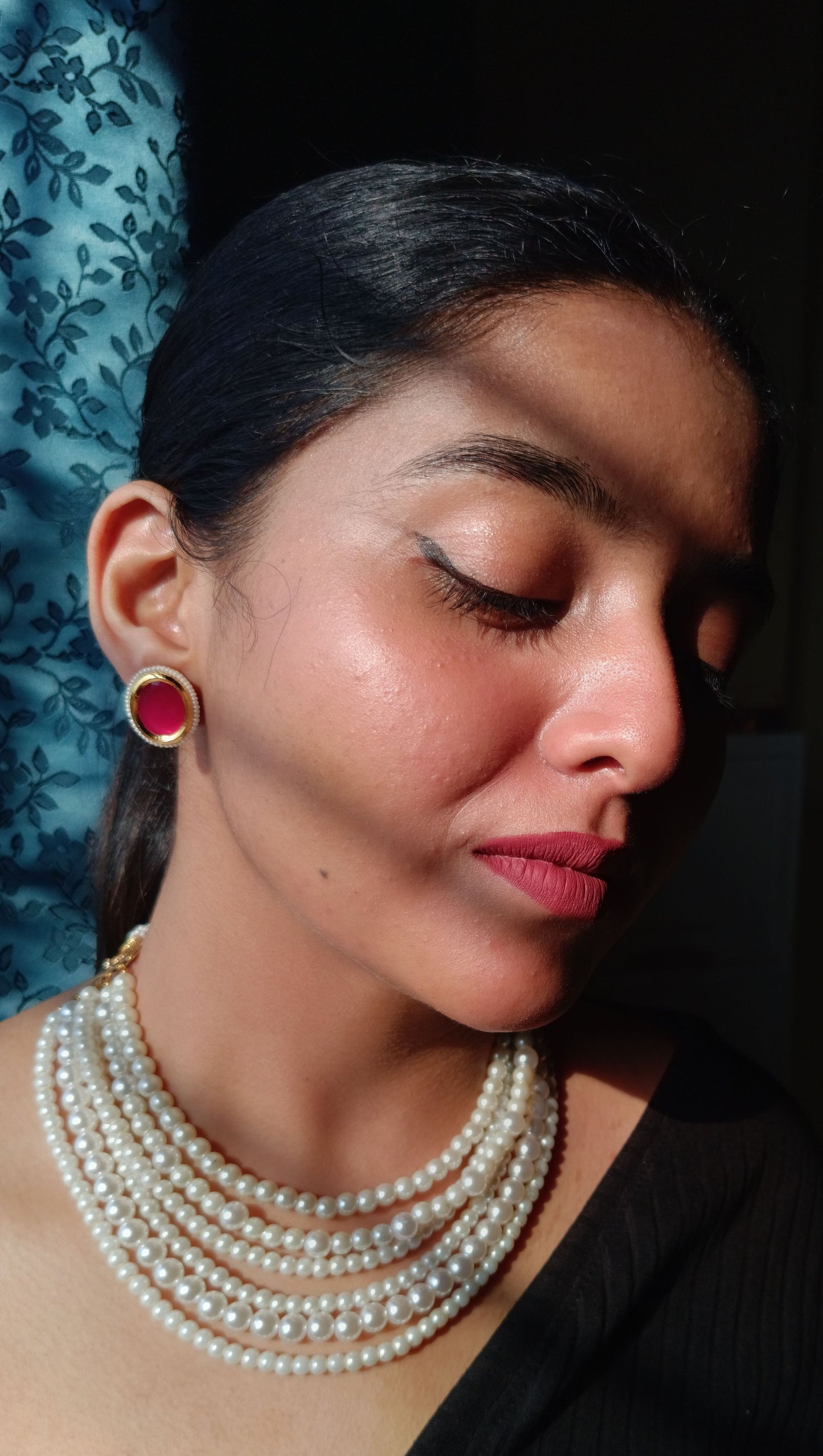A1-Pearl Prism-Layered Elegance Collection with Customizable Earrings