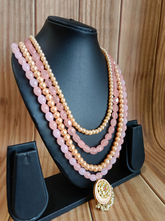 A5-Roseate Meenakari Layered Set