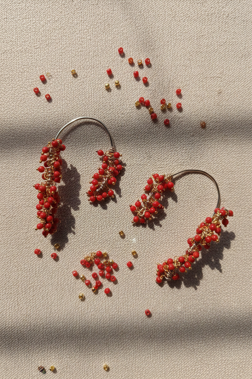 Red Vine Earcuffs