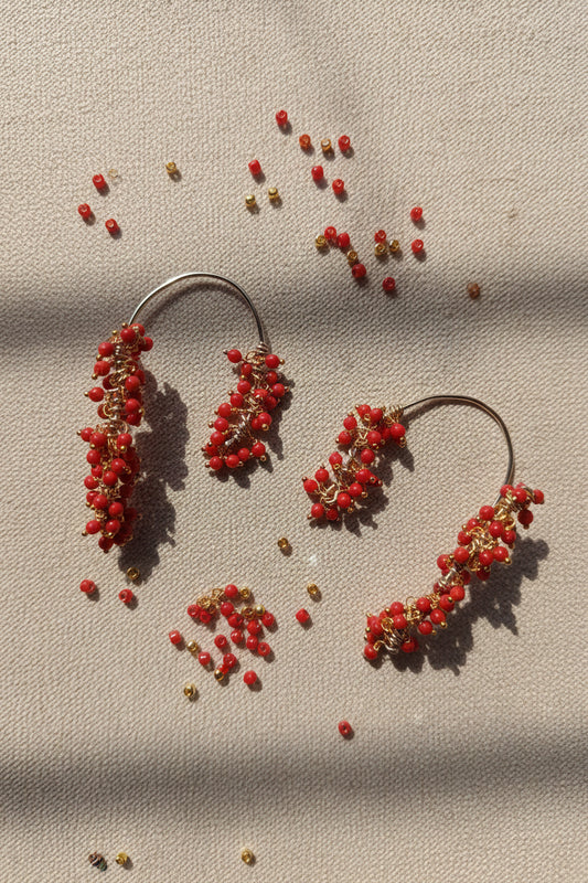 Red Vine Earcuffs