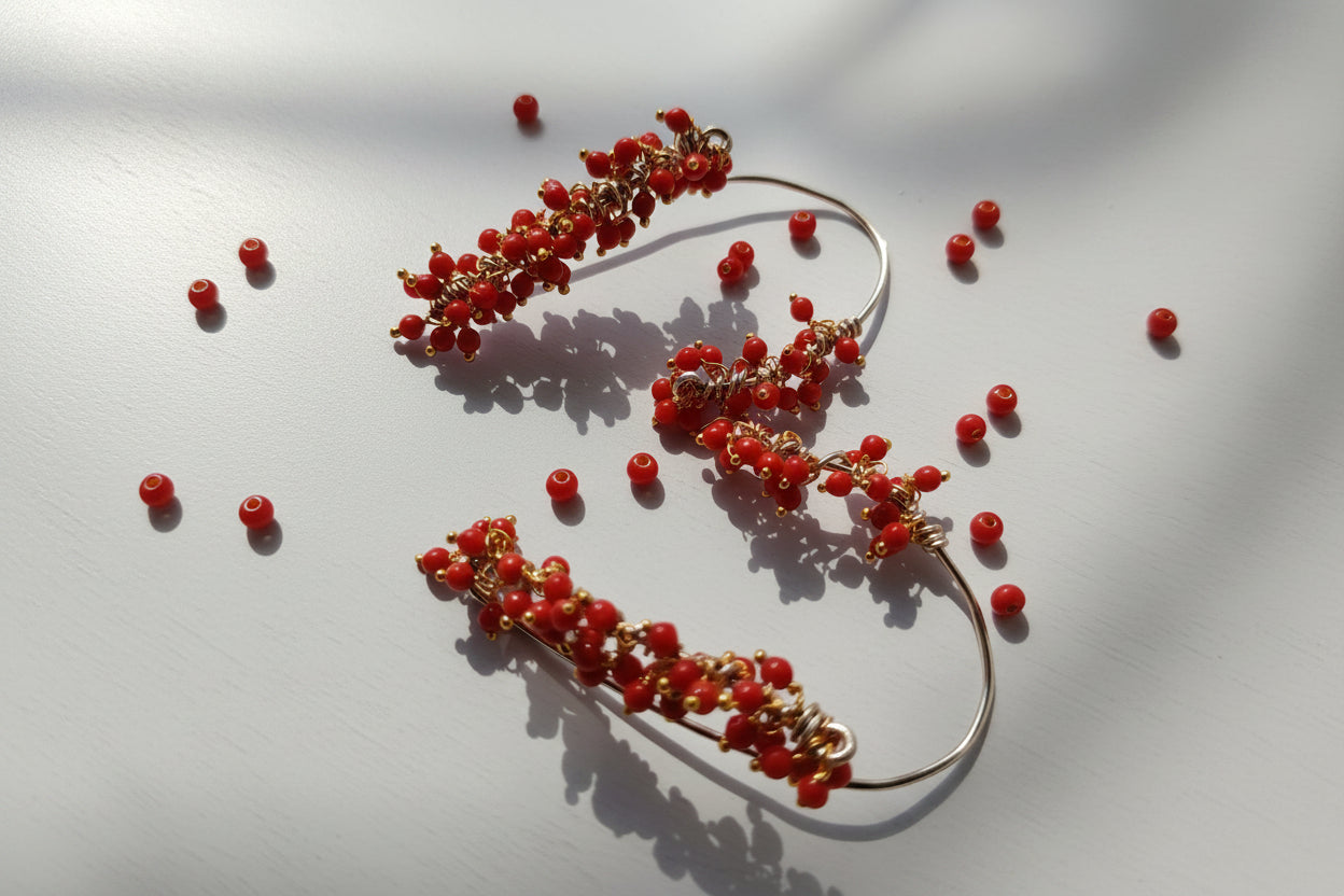 Red Vine Earcuffs