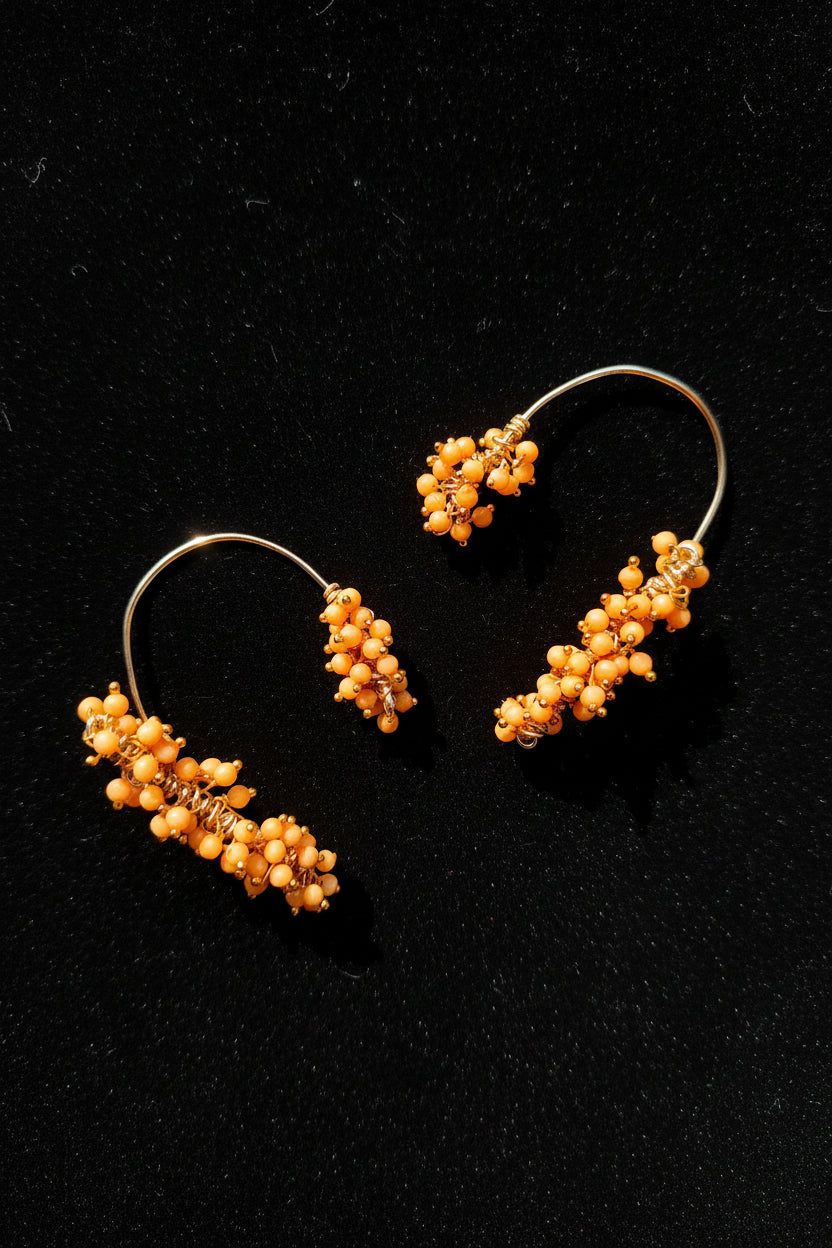 Coral Vine Earcuffs