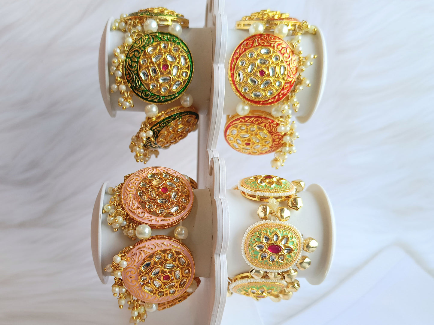 A1-Meenakari Ethnic Charm Bracelet