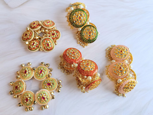 A1-Meenakari Ethnic Charm Bracelet